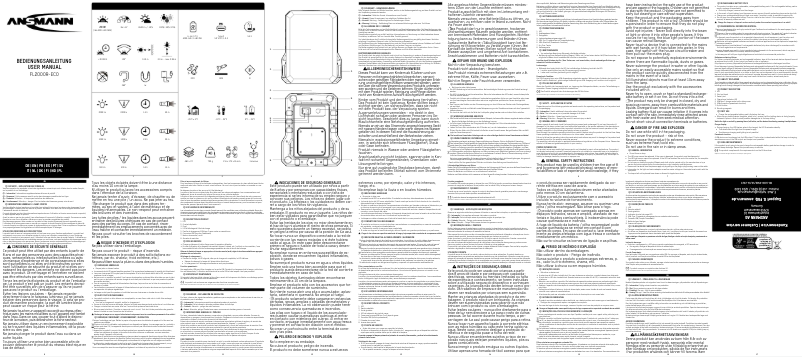 Page 1 de la notice Manuel utilisateur Ansmann WL2000R-ECO