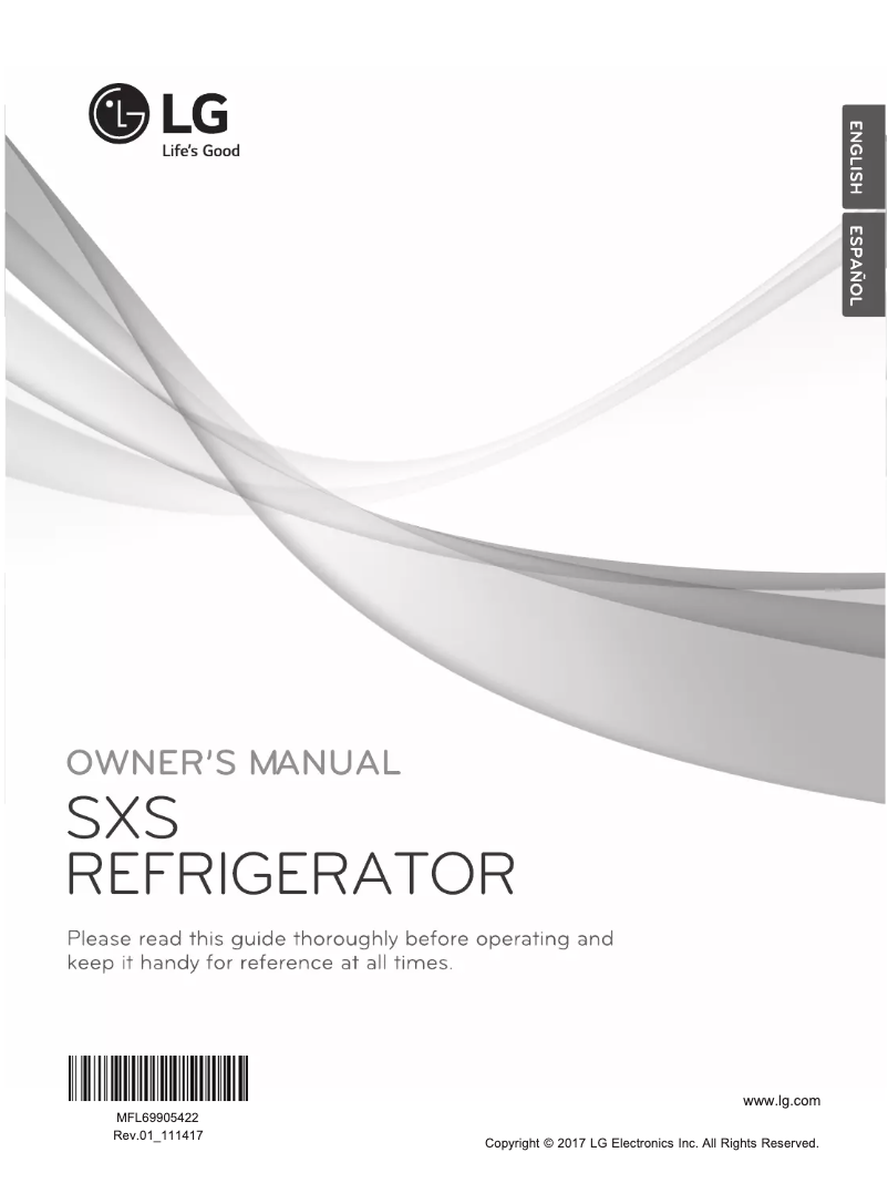 Image de la première page du manuel de l'appareil GS65SPP1