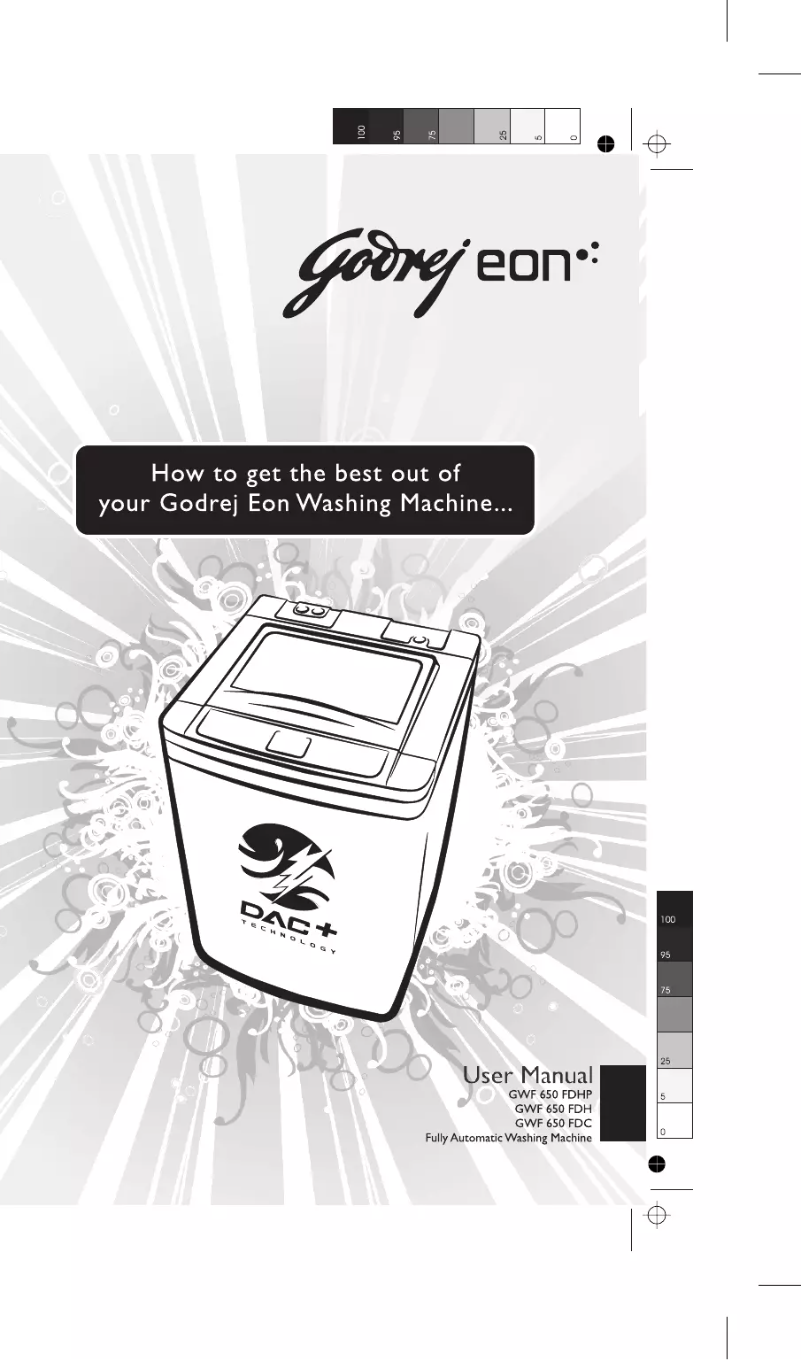 Page 1 de la notice Manuel utilisateur Godrej GWF 650 FDH