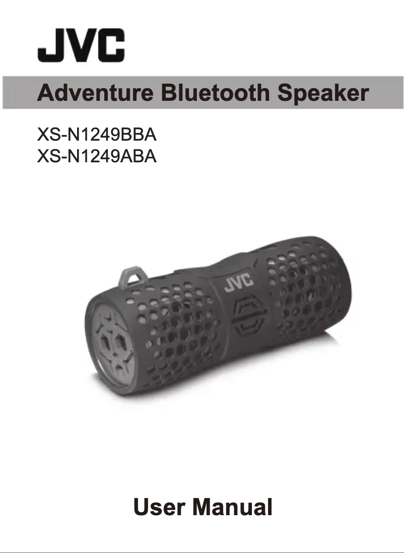 Page 1 de la notice Manuel utilisateur JVC XS-N1249BBA