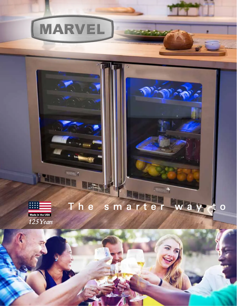 Page 1 de la notice Brochure Marvel MP24WBG4LS