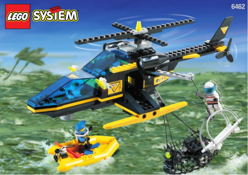 Page n°1 - Manuel utilisateur Lego Res-Q Helicopter