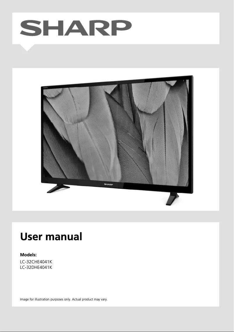 Página 1 del manual Manual de usuario Sharp LC-32CHE4041K
