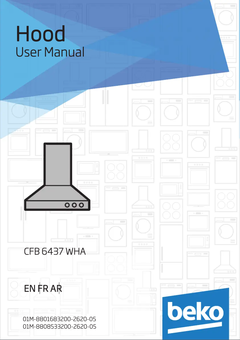 Page n°1 - Manuel utilisateur Beko CFB 6437 WHA