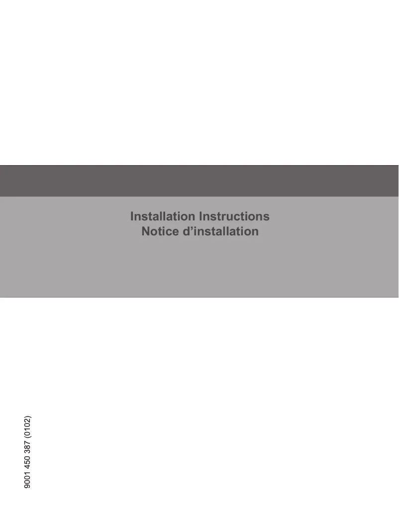 Page n°1 - Guide d'installation Bosch SHV89PW73N