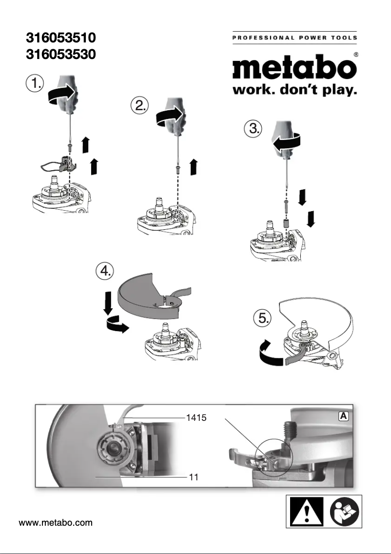 Page 1 de la notice Manuel utilisateur Metabo WE24230MVTQ