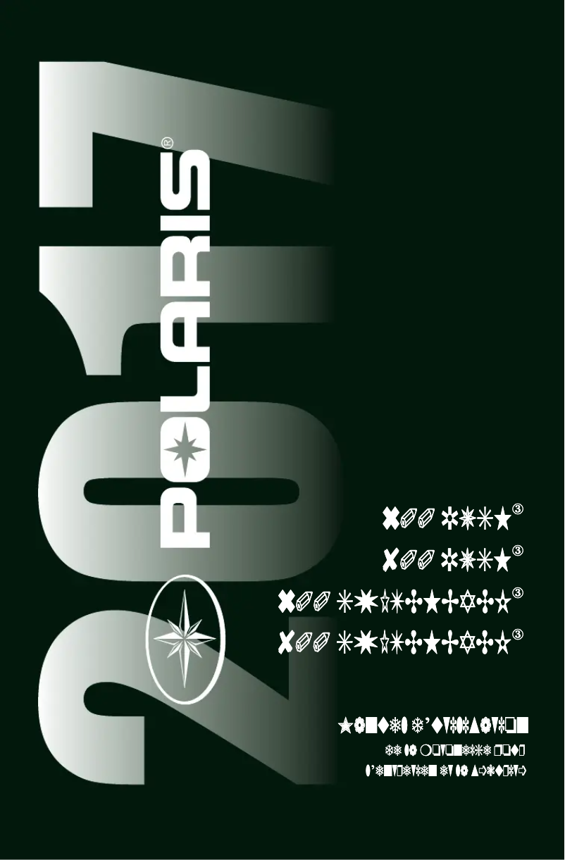 Page 1 de la notice Manuel utilisateur Polaris 800 Switchback (2017)