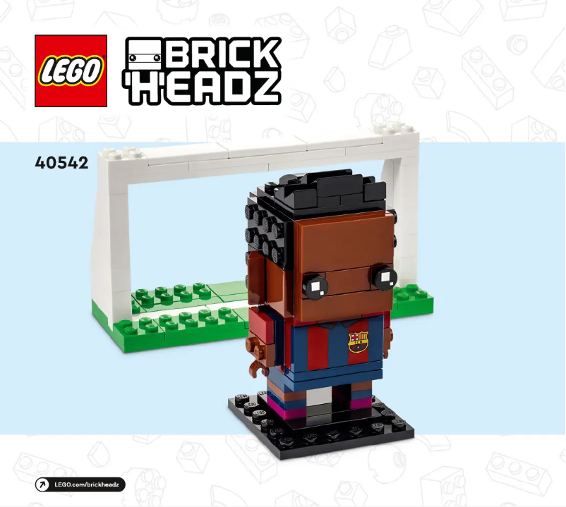 Image de la première page du manuel de l'appareil Brickheadz 40542