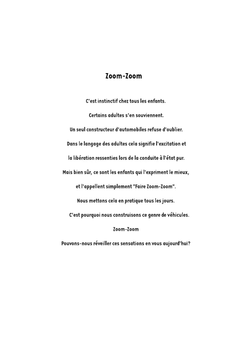 Page 1 de la notice Manuel utilisateur Mazda speed 3 (2007)