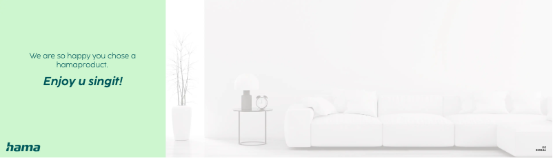 Page 1 de la notice Guide de démarrage rapide Hama Ultraslim 00118604