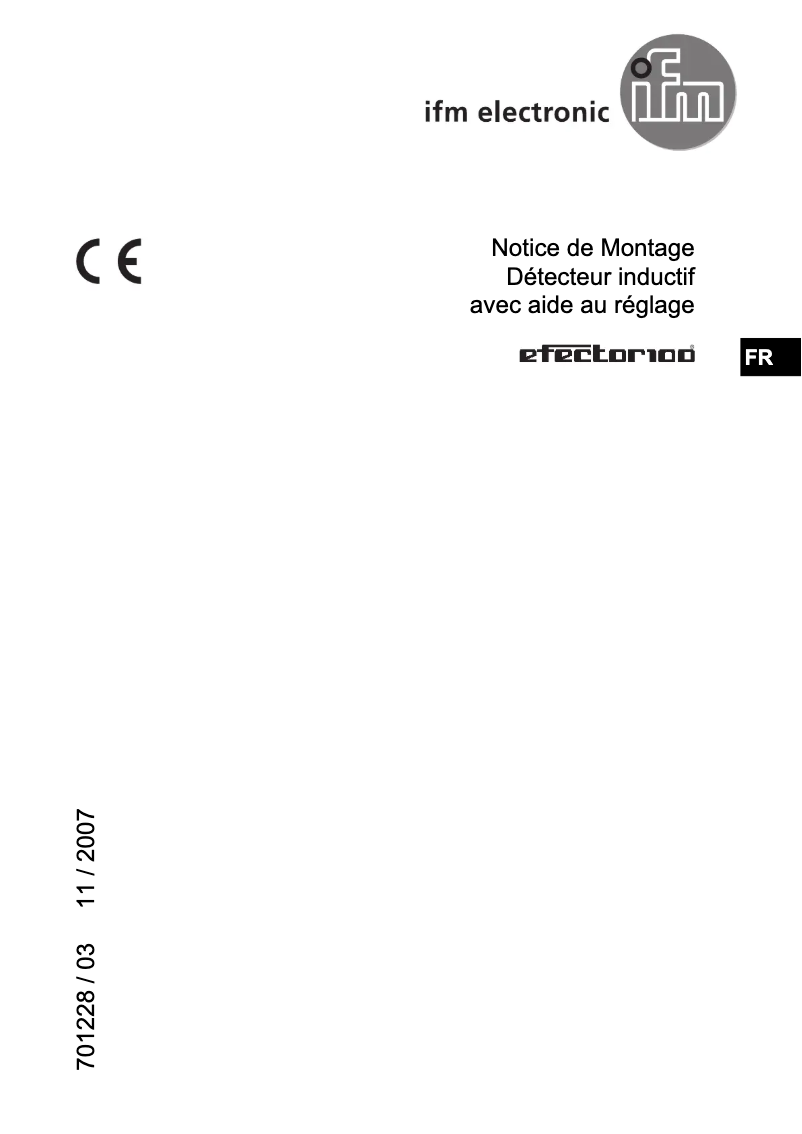 Page n°1 - Manuel utilisateur IFM II5829