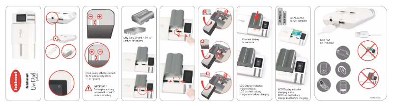 Page 1 de la notice Manuel utilisateur Hähnel Unipal Plus