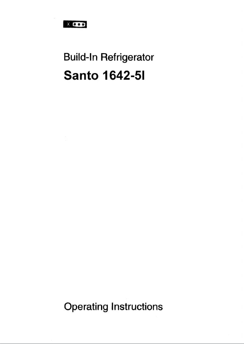 Page n°1 - Manuel utilisateur AEG Santo 1642-4i