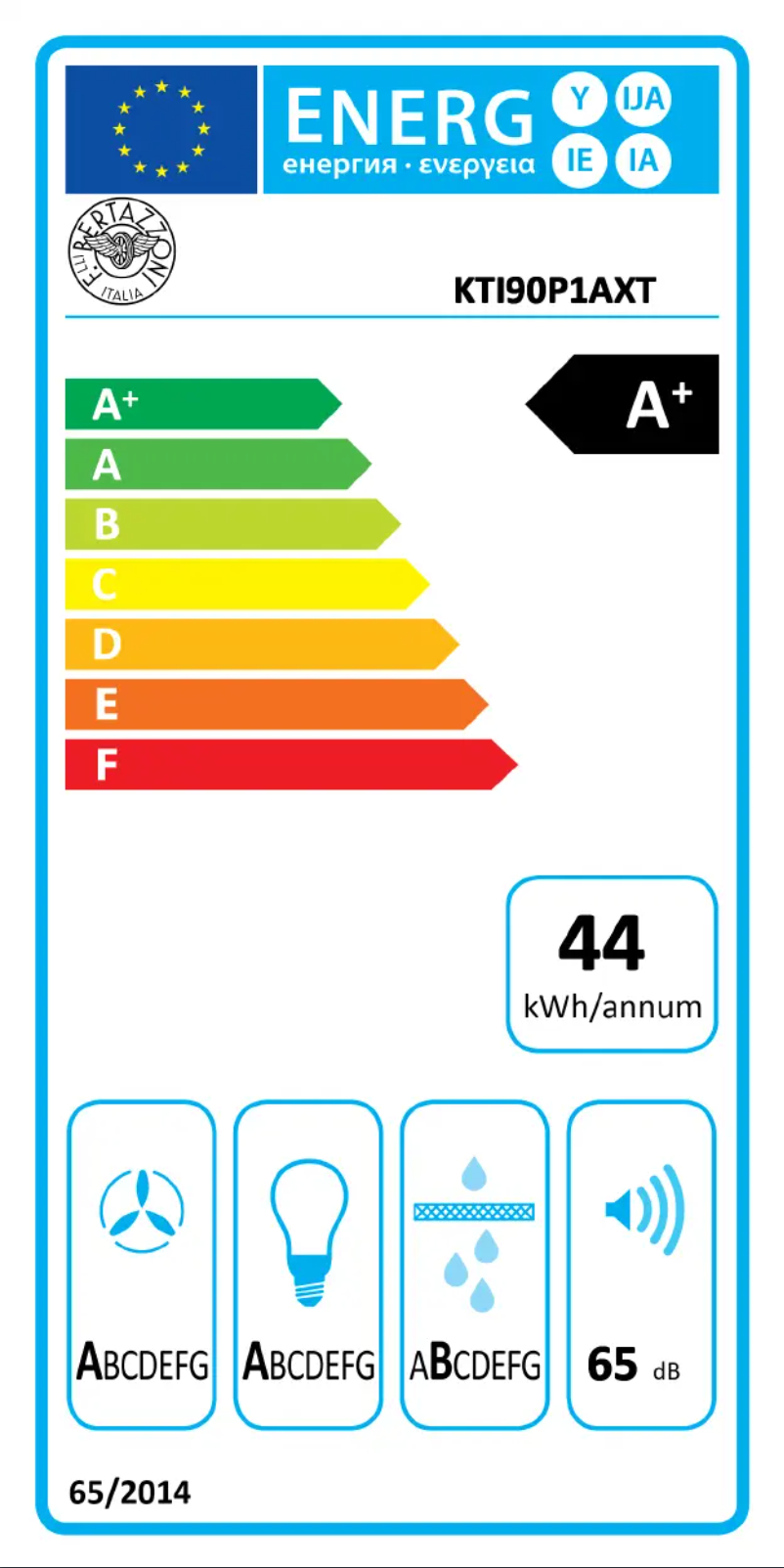 Image de la première page du manuel de l'appareil KTI90P1AXT
