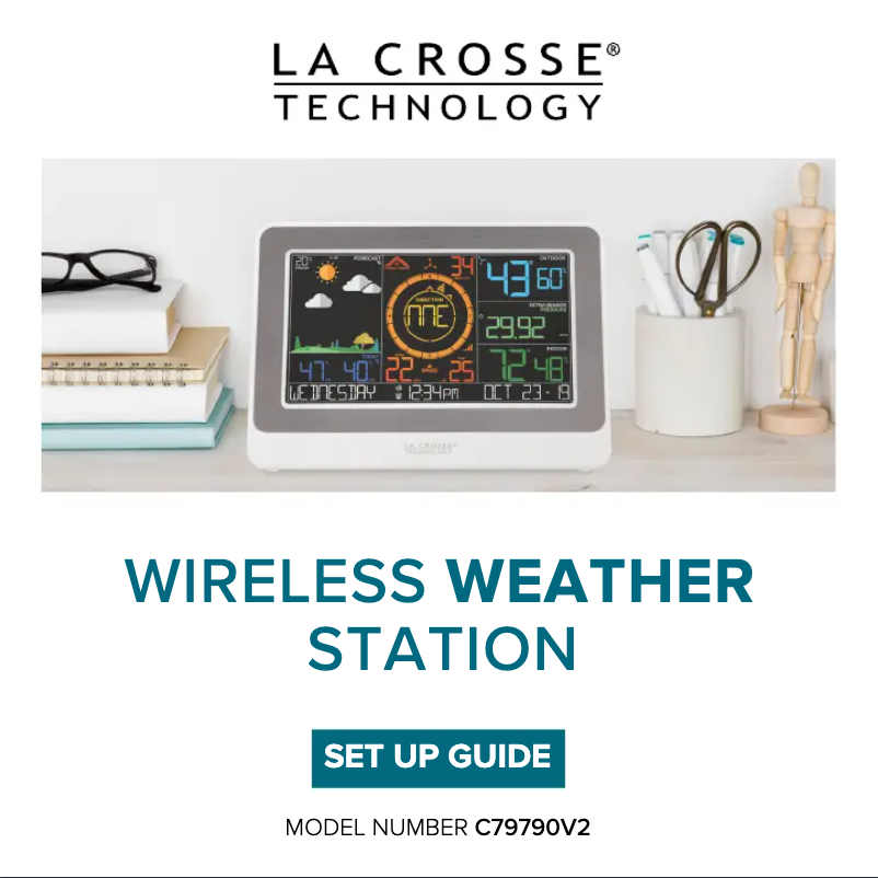 Page n°1 - Manuel utilisateur La Crosse Technology C79790V2