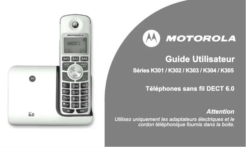 Imagen de la primera página del manual del dispositivo K304