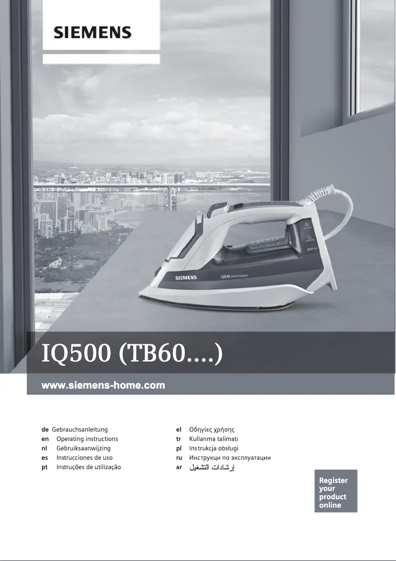 Page n°1 - Manuel utilisateur Siemens TB602810