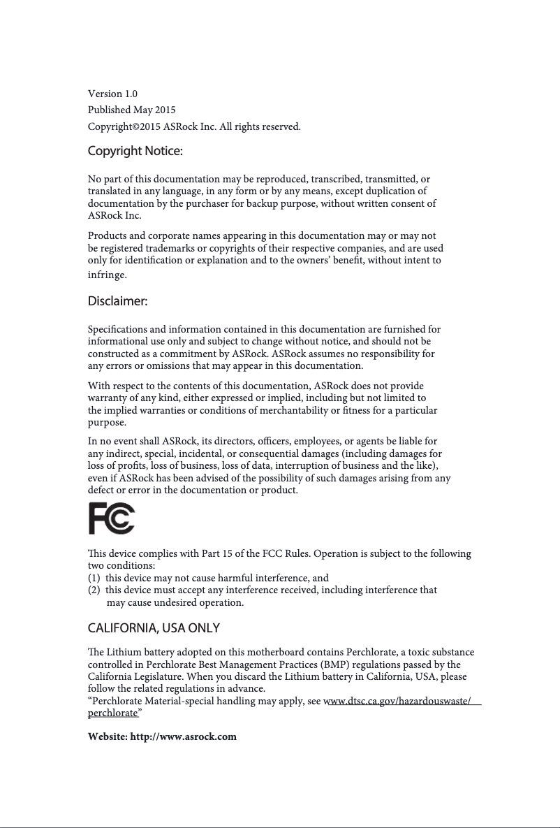 Page 1 de la notice Manuel utilisateur Asrock Beebox N3000-4G128S