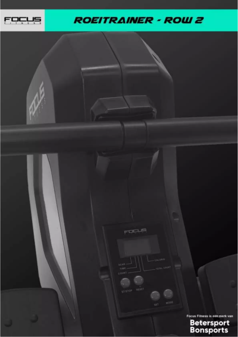 Page 1 de la notice Manuel utilisateur Focus Fitness Row 2