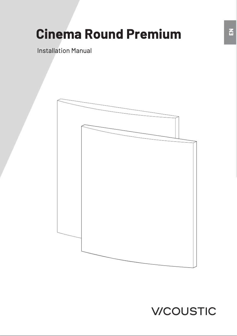 Page n°1 - Manuel utilisateur Vicoustic Cinema Round Premium