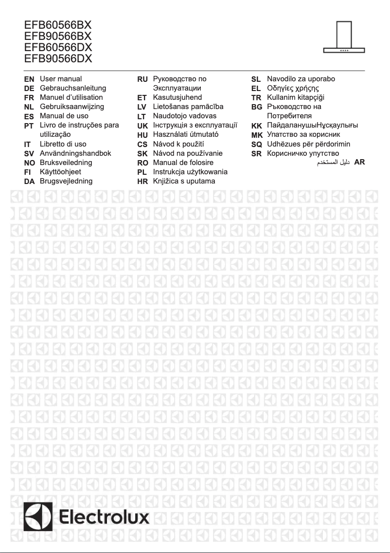 Page n°1 - Manuel utilisateur Electrolux EFB60566BX