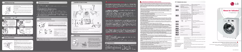 Page n°1 - Manuel utilisateur LG F1403FDS6
