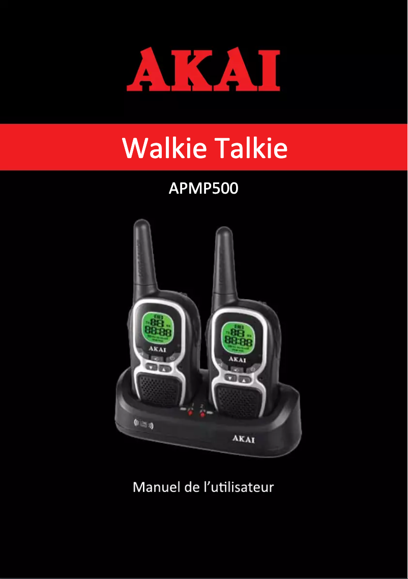 Página 1 del manual Manual de usuario AKAI APMP500