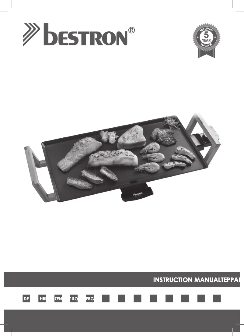 Page 1 de la notice Mode d'emploi Bestron ABP602BB