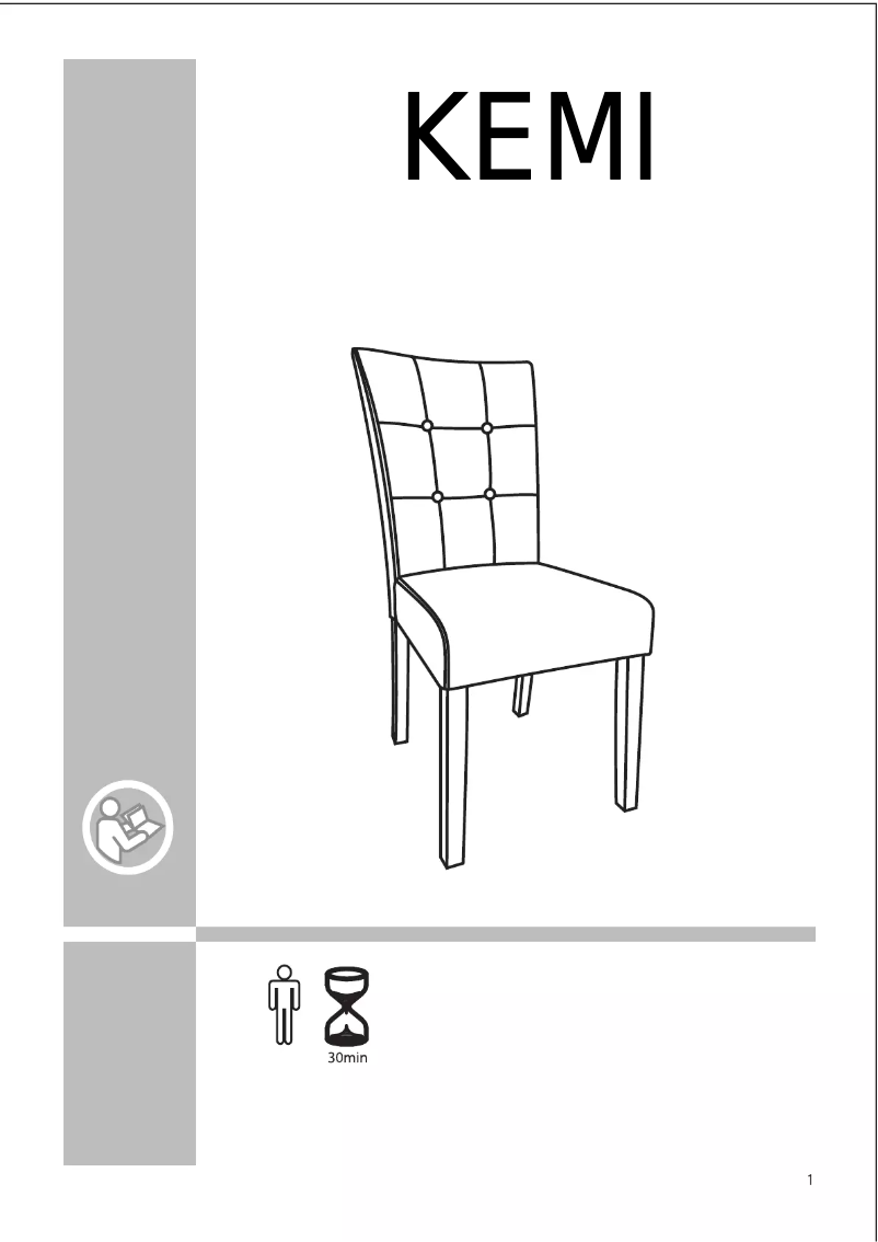 Image de la première page du manuel de l'appareil Kemi