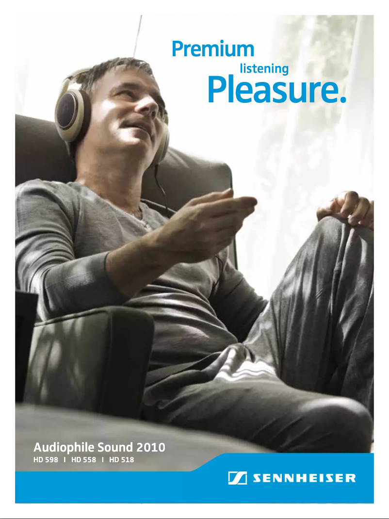 Page n°1 - Manuel utilisateur Sennheiser HD 598