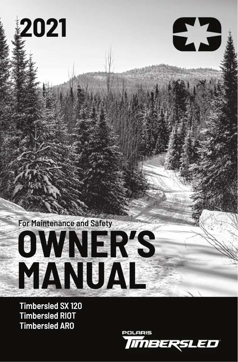 Page 1 de la notice Manuel utilisateur Timbersled RIOT 120 LE (2021)