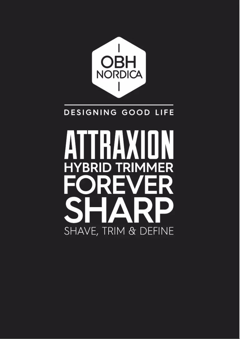 Page 1 de la notice Manuel utilisateur OBH Nordica Attraxion Forever Sharp