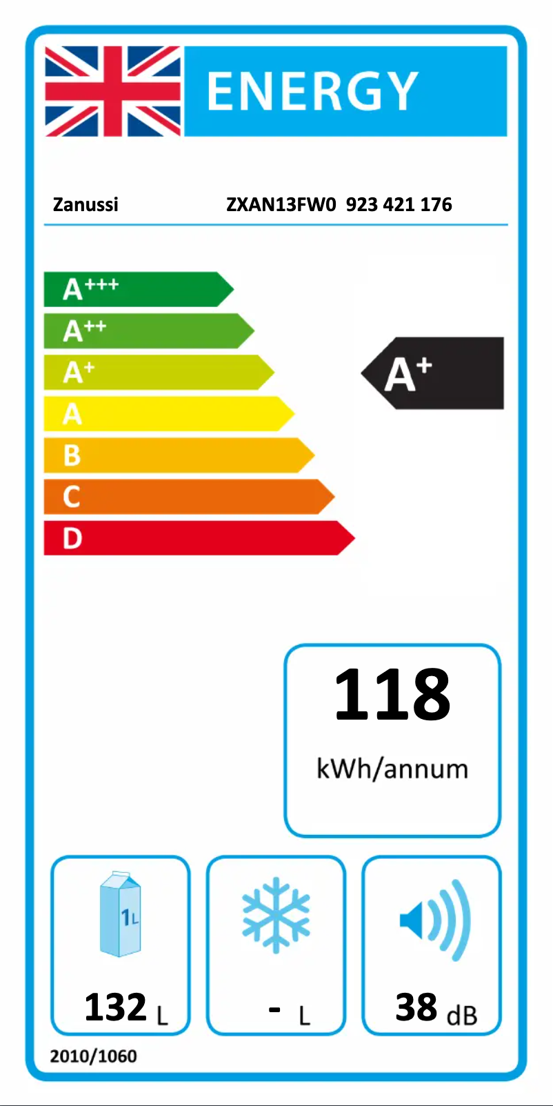 Image de la première page du manuel de l'appareil ZXAN13FW0