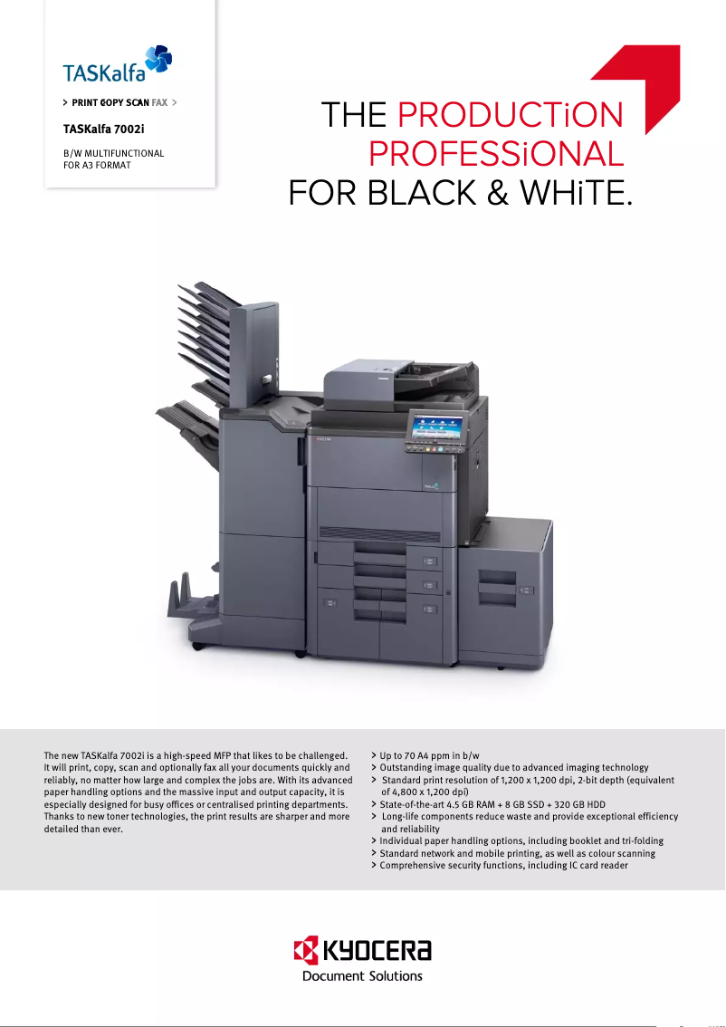 Image de la première page du manuel de l'appareil TASKalfa 7002i