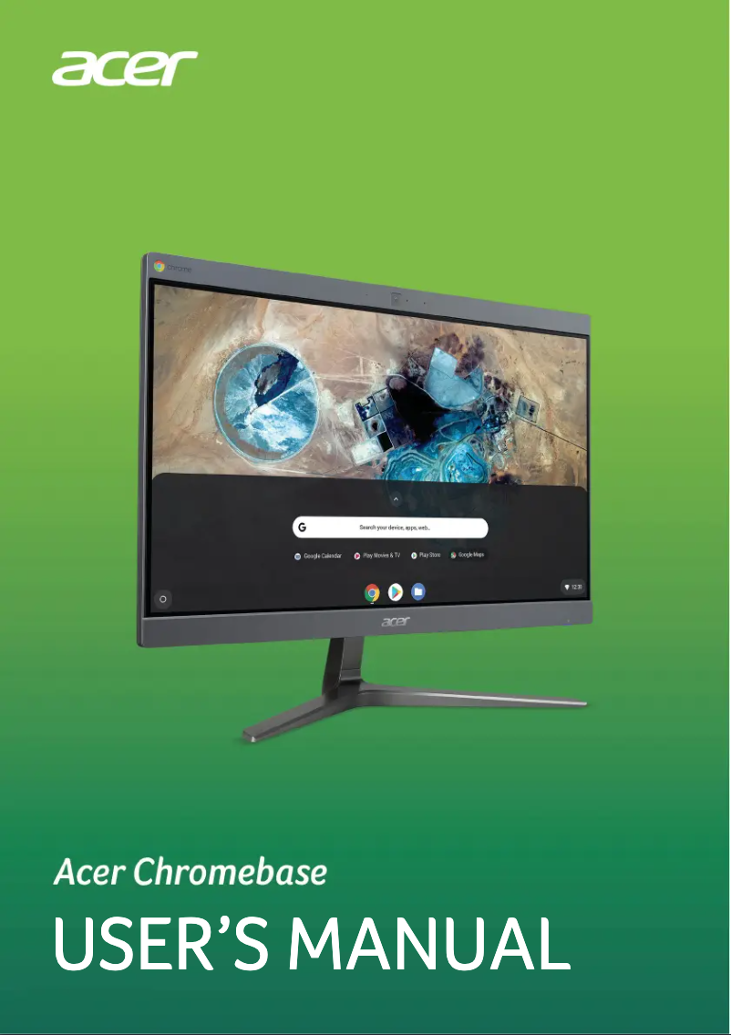 Página 1 del manual Manual de usuario Acer Chromebase 24