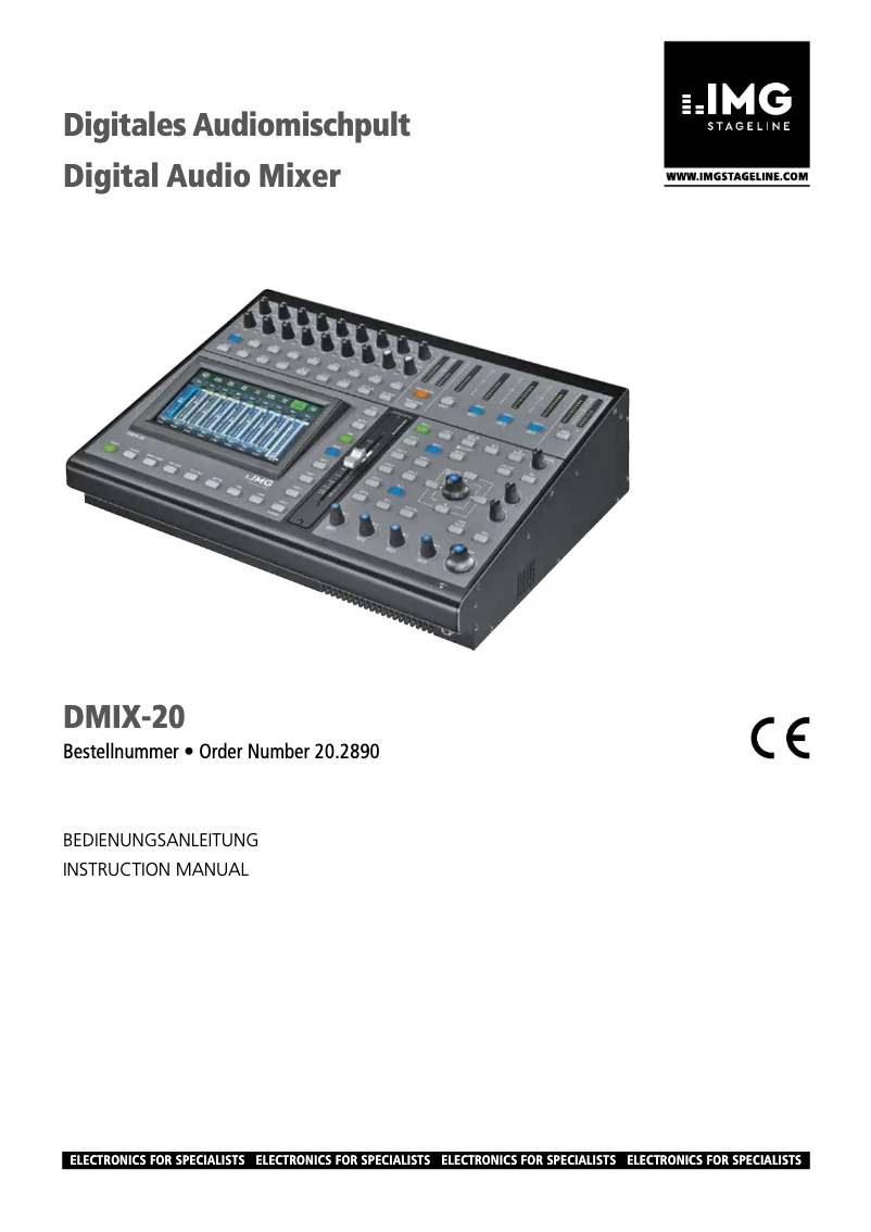 Page n°1 - Manuel utilisateur Monacor DMIX-20