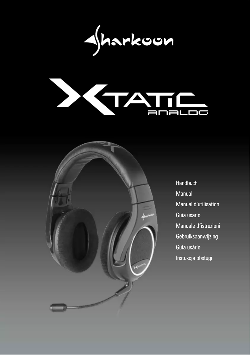 Image de la première page du manuel de l'appareil X-Tatic Analog 5.1