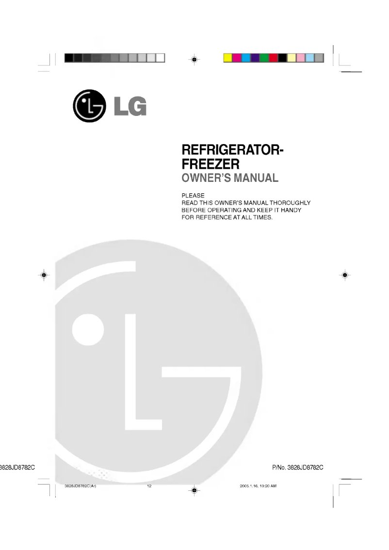 Page n°1 - Manuel utilisateur LG GR-712QLC