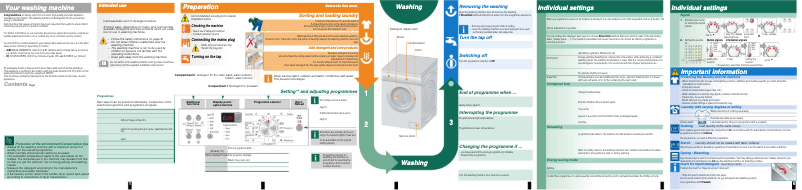 Image de la première page du manuel de l'appareil WAQ283S0GB