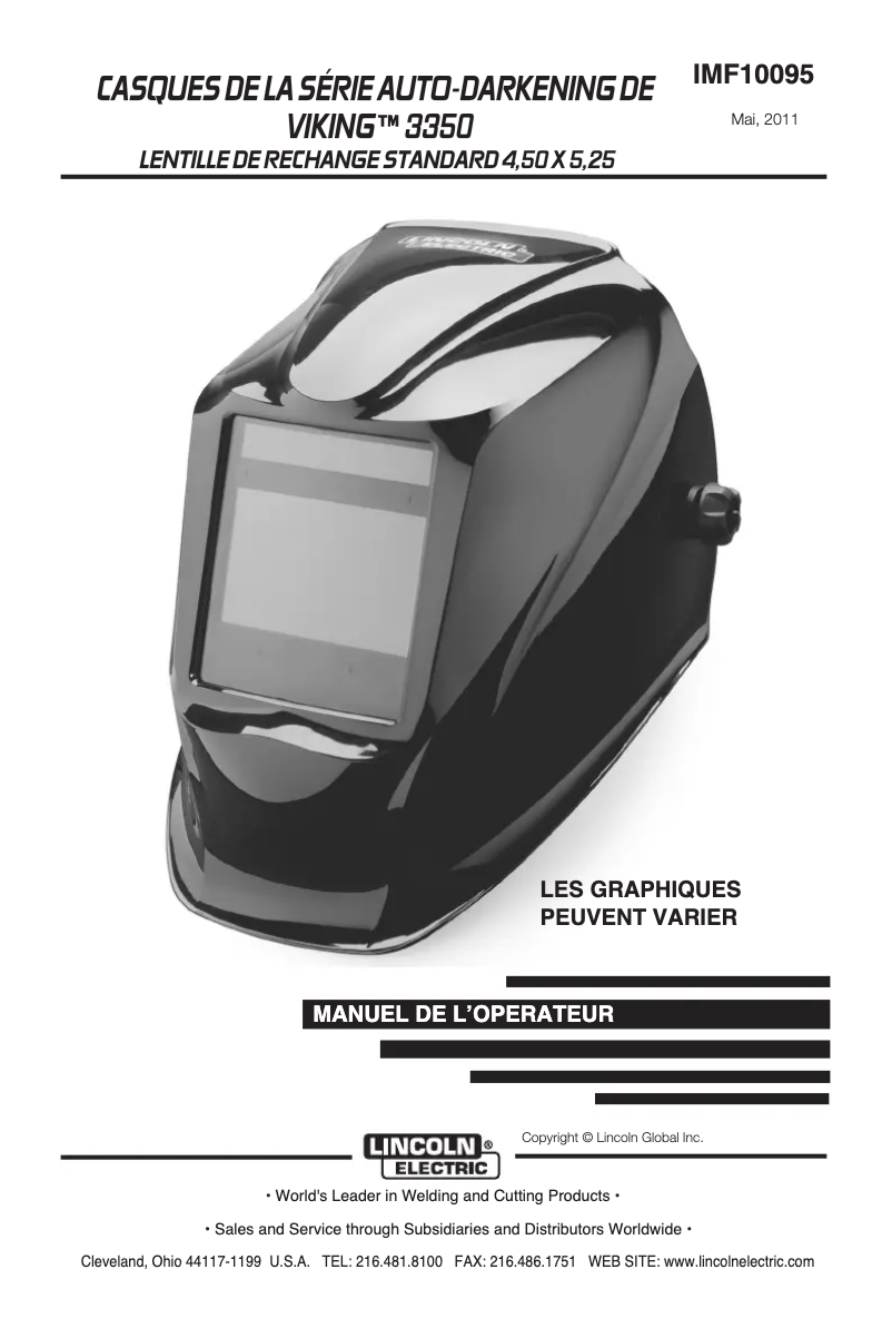 Página 1 del manual Manual de usuario Lincoln Electric VIKING 3350