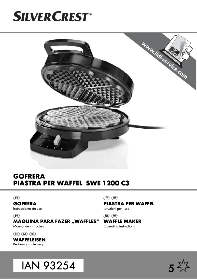 Image de la première page du manuel de l'appareil SBW 1000 A2