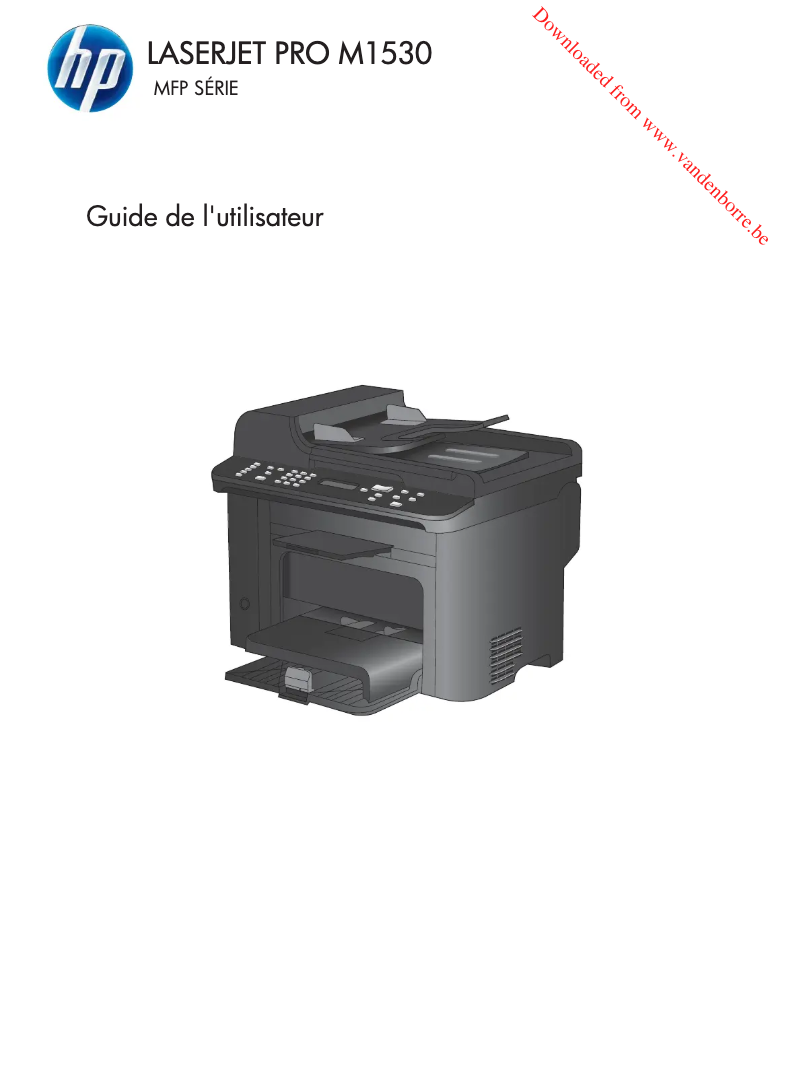Image de la première page du manuel de l'appareil LaserJet Pro M15a