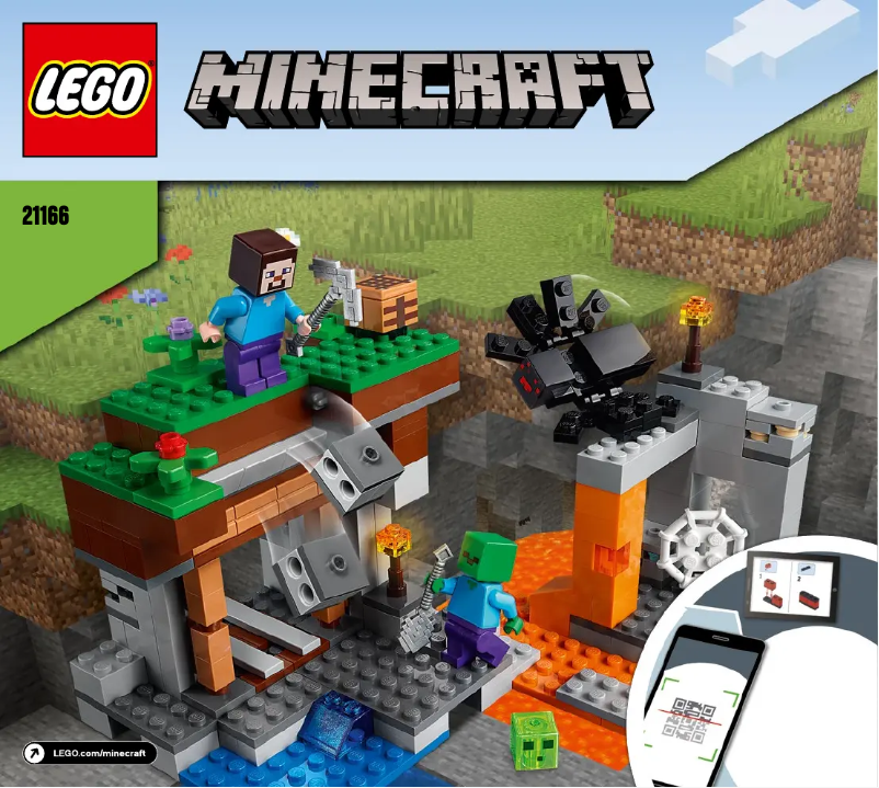 Page 1 de la notice Manuel utilisateur Lego Minecraft 21166