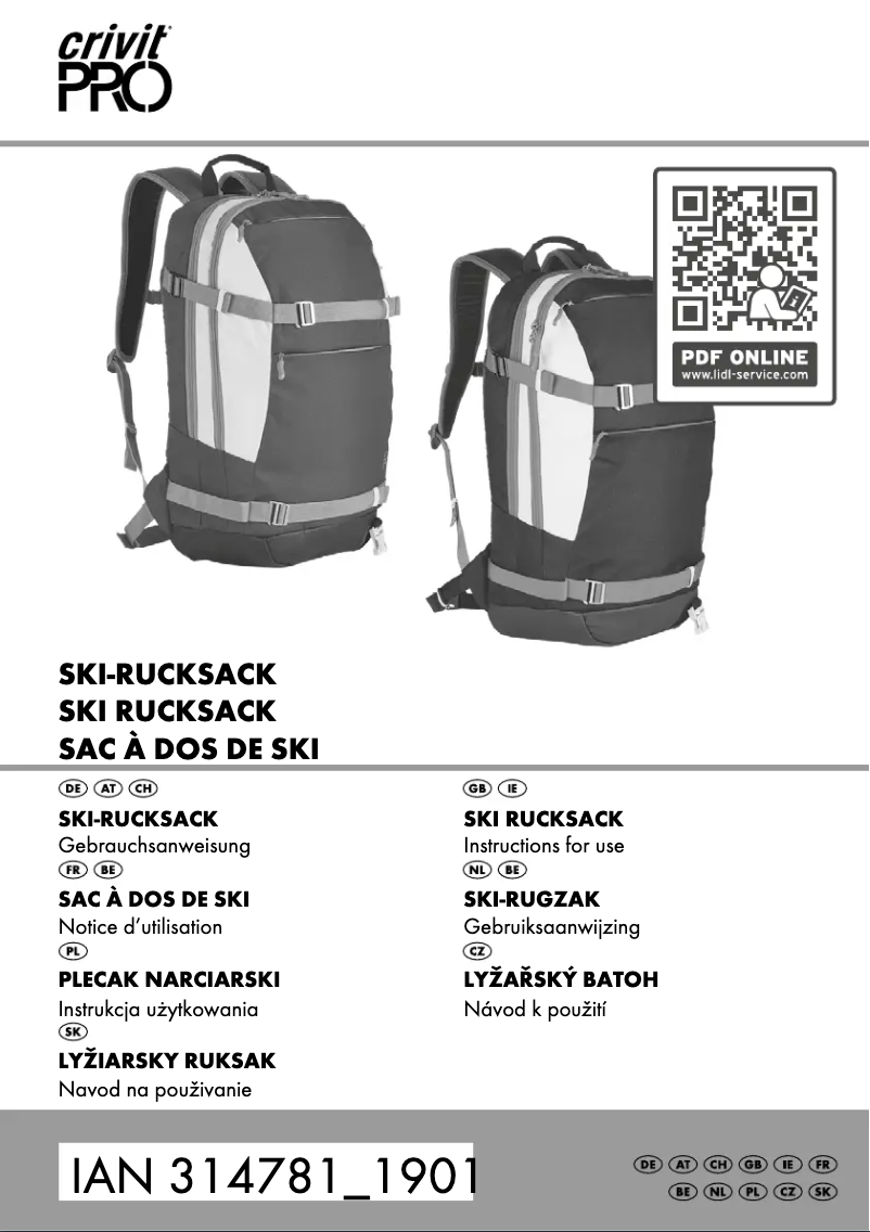 Image de la première page du manuel de l'appareil IAN 314781