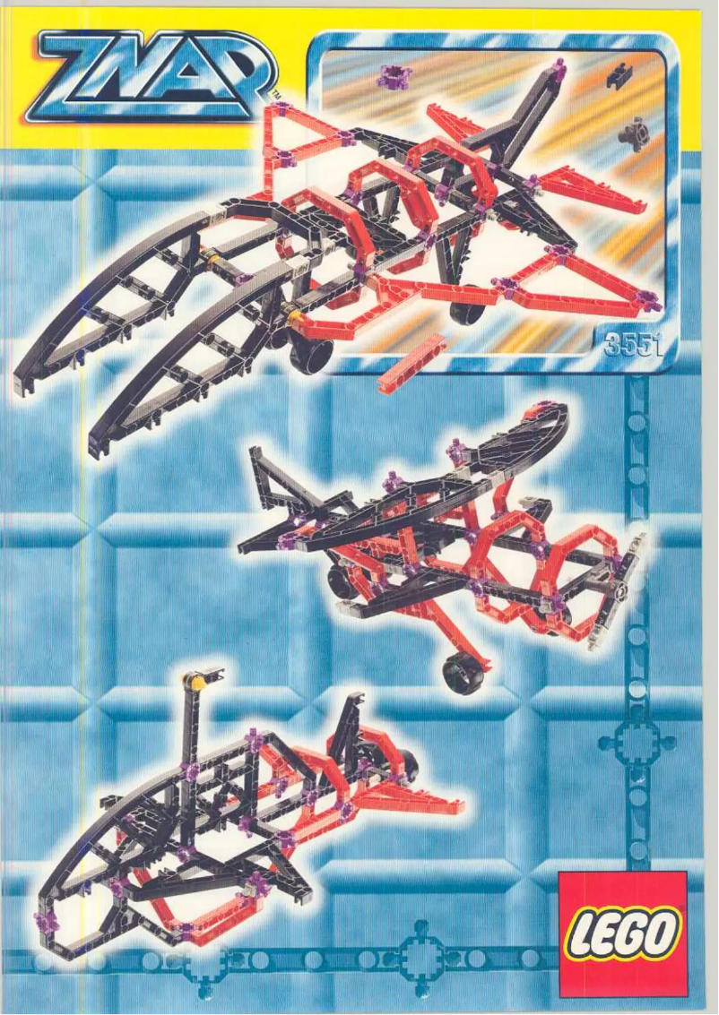 Page 1 of the manual User Manual Lego RED JET PLANE