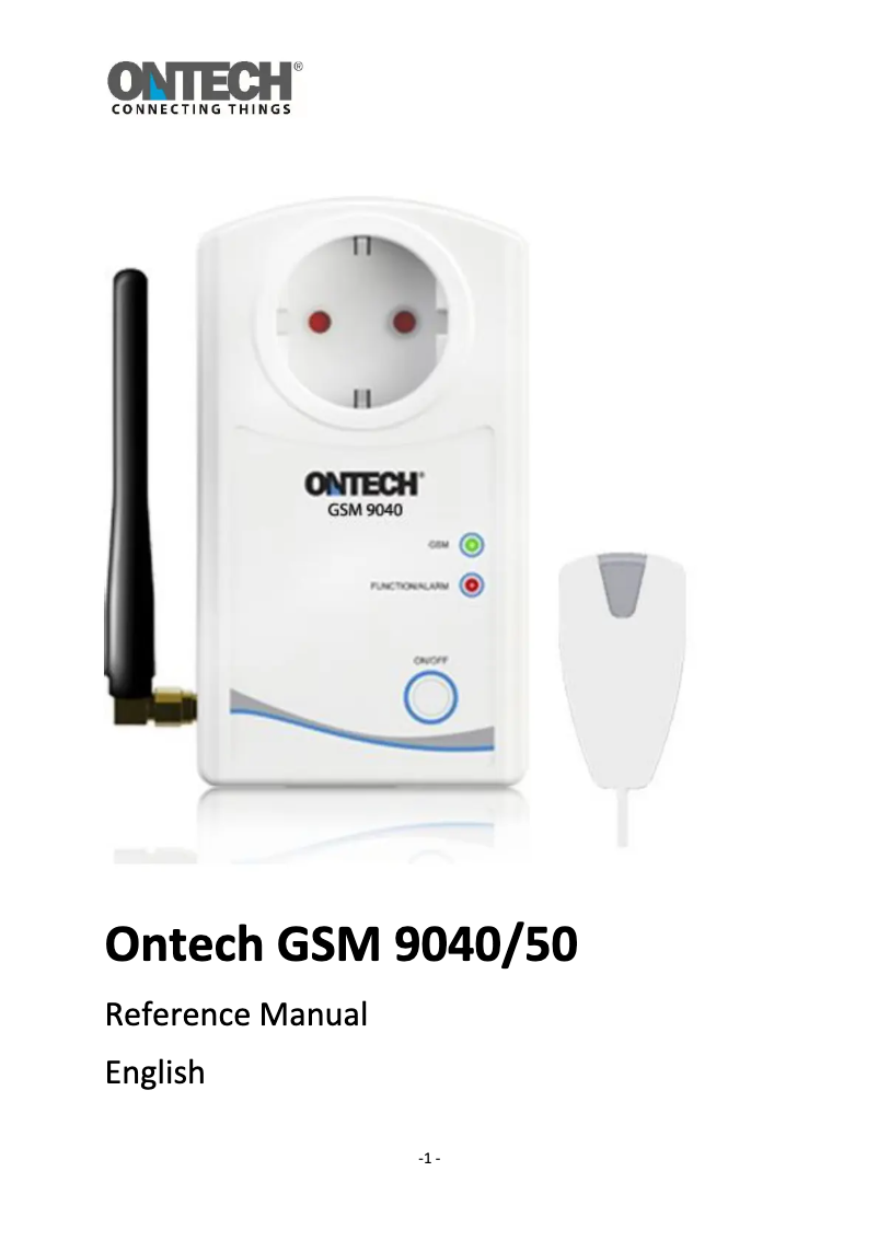 Image de la première page du manuel de l'appareil GSM 9040