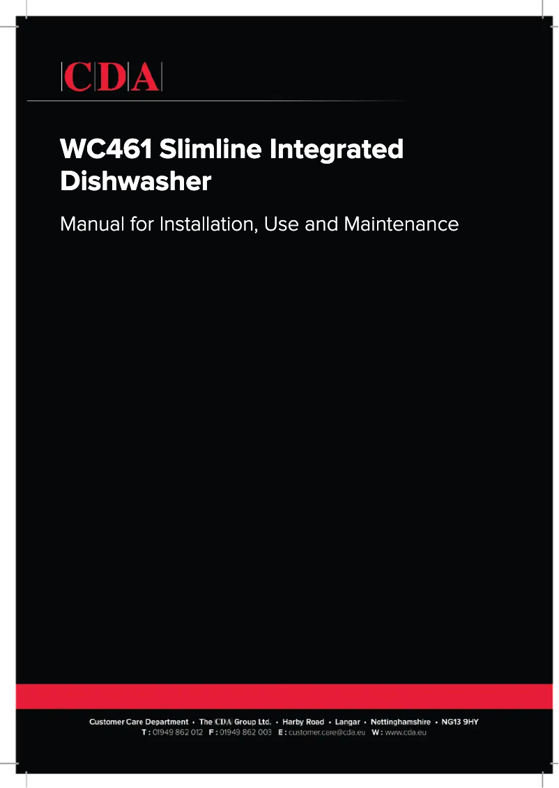 Page 1 de la notice Manuel utilisateur CDA WC461