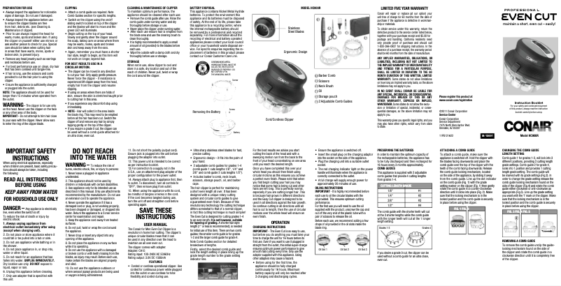 Image de la première page du manuel de l'appareil HC900RN