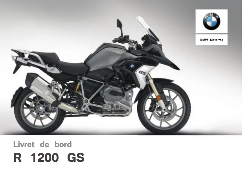 Image de la première page du manuel de l'appareil R 1200 GS (2017)