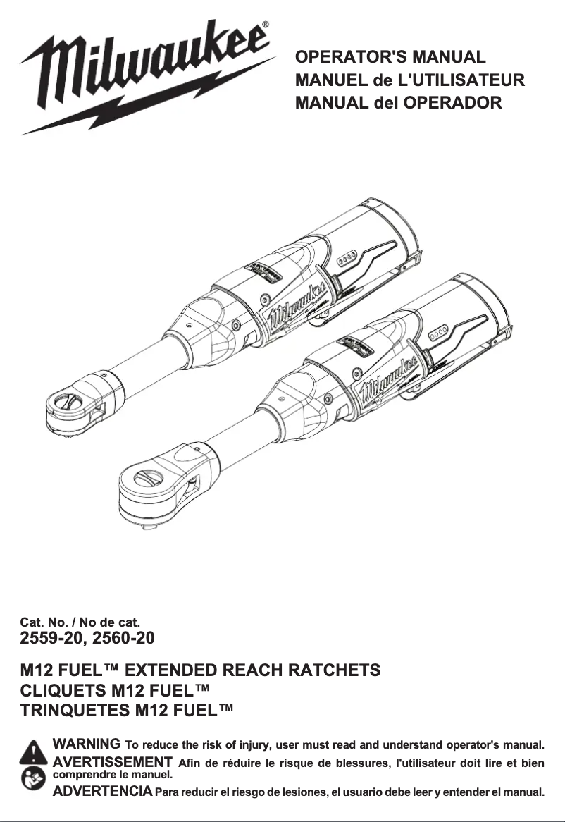 Image de la première page du manuel de l'appareil 2560-20